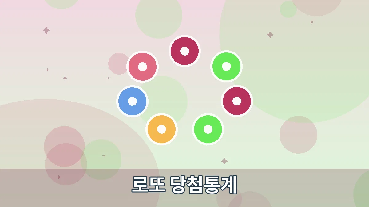 로또 당첨통계 안내 이미지 1