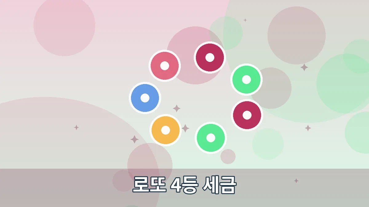 로또 4등 세금 안내 이미지 2